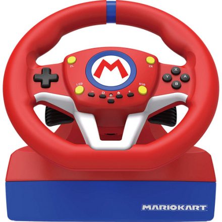 Hori Mario Kart Racing Wheel Pro Mini, Nintendo Switch/OLED, PC, Piros-Kék, Kormány szett