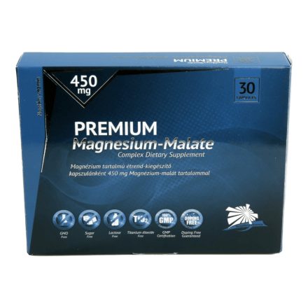 Prémium Magnézium-malát 450 mg (30db) - Napfényvitamin