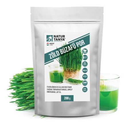 Vegán zöld búzafű por - 200g - Natur Tanya