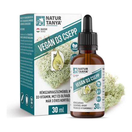 Vegán D3-vitamin - 30 ml - Natur Tanya