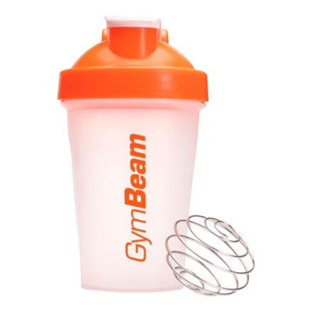 Shaker Blend Bottle átlátszó-narancssárga 400 ml - GymBeam