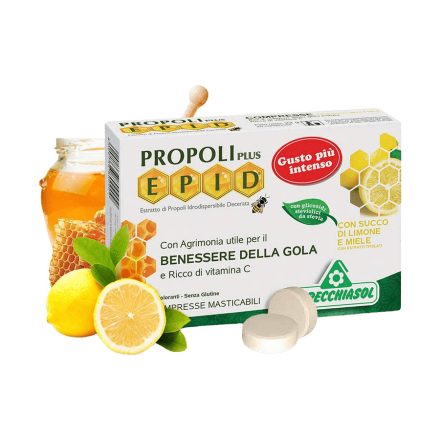 Cukormentes Propolisz 600 mg - 20 szopogatós tabletta - mézes citromos - Natur Tanya