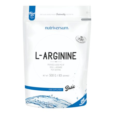 L-arginine - 500g - BASIC - Nutriversum - ízesítetlen