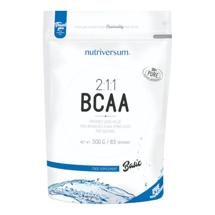 2:1:1 BCAA - 500g - BASIC - Nutriversum - ízesítetlen