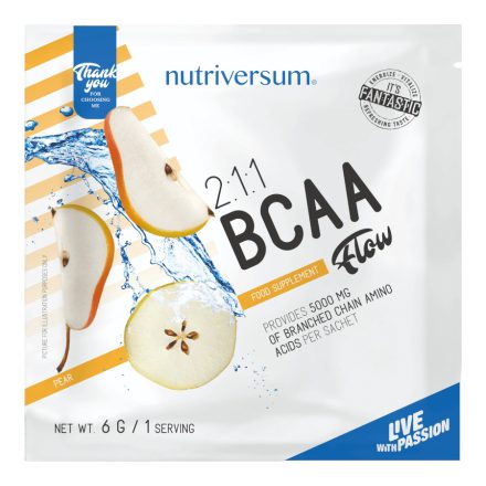 2:1:1 BCAA - 6 g - FLOW - Nutriversum - körte