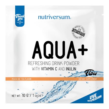 Aqua+ - 10 g - FLOW - Nutriversum - barackos jegestea