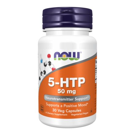 5-HTP 50 mg - 30 vegán kapszula - NOW Foods