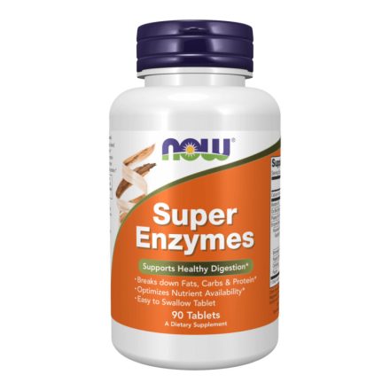 Super Enzymes - 90 tabletta - NOW Foods