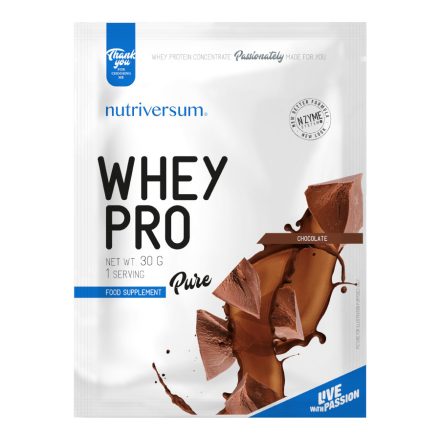 Whey PRO - 30 g - PURE - Nutriversum - csokoládé