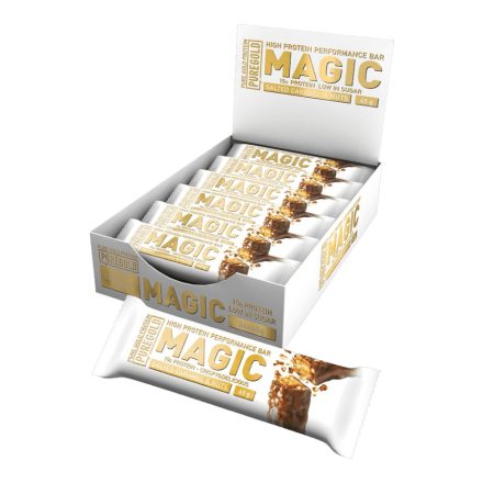 Magic Bar protein szelet - Salted Nuts & Caramel - 24x45g Box - PureGold