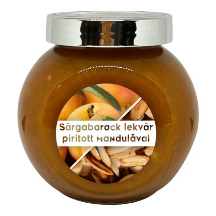 Sárgabarack lekvár pirított mandulával - 190 ml - Tündérnektár