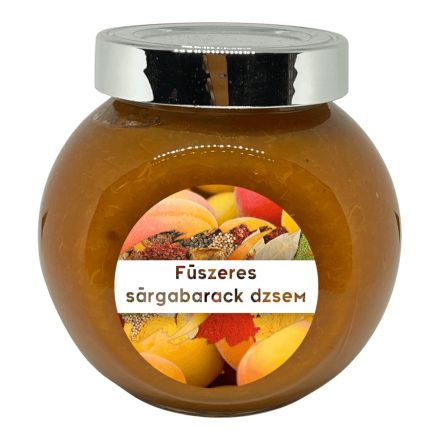 Fűszeres sárgabarack dzsem - 190 ml - Tündérnektár