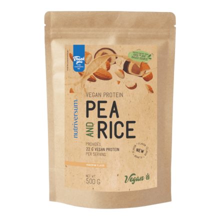 Pea & Rice Vegan Protein - 500g - VEGAN - Nutriversum - marcipán (új ízesítés)