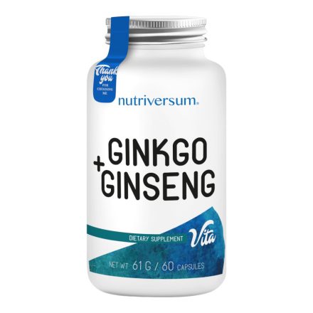 Ginkgo + Ginseng - 60 kapszula - VITA - Nutriversum