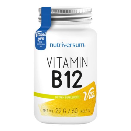 Vitamin B12 - 60 tabletta - VITA - Nutriversum