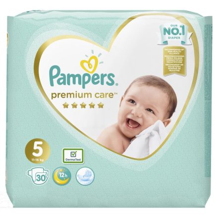 PAMPERS PELENKA PREMIUM CARE 5 JUNIOR 11-16KG 30DB