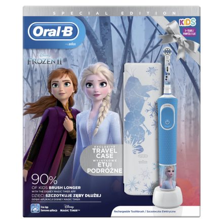 Oral-B D100 Vitality gyerek fogkefe - Frozen II + útitok