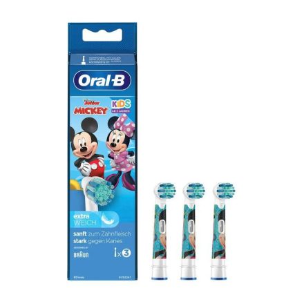 Oral-B EB10S-3 Kids gyermek fogkefe pótfej Mickey 3db