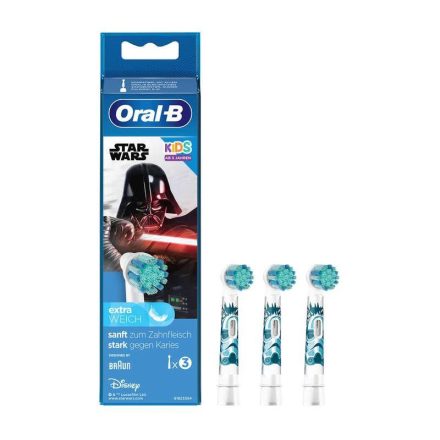 Oral-B EB10S-3 Kids gyermek fogkefe pótfej Star Wars 3db