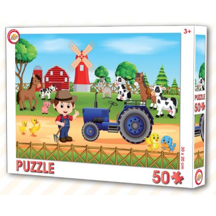 Farm puzzle 50 db-os