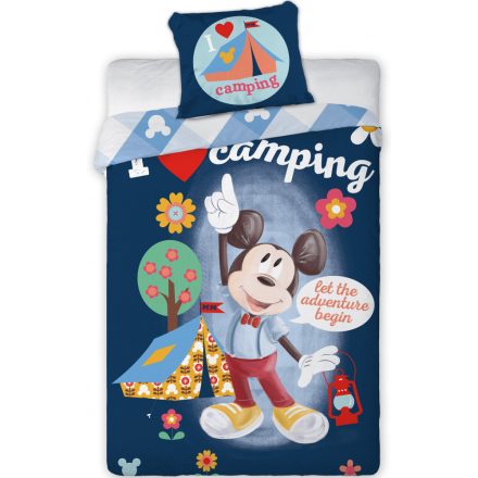 Disney Mickey ágyneműhuzat Camping 140×200cm, 70×90 cm