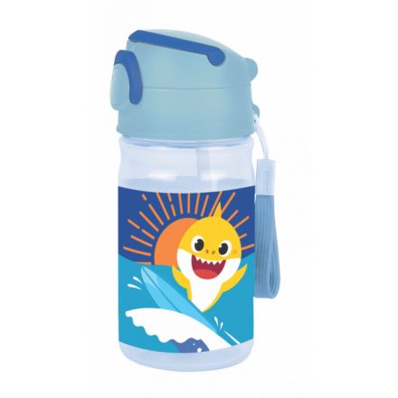 Baby Shark műanyag kulacs akasztóval 350 ml