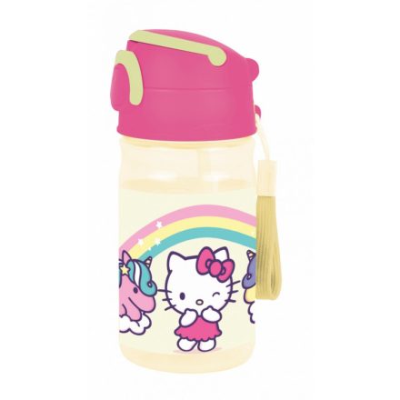 Hello Kitty műanyag kulacs akasztóval 350 ml