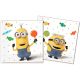 Minions, Minyonok Balloons Party szalvéta 20 db-os