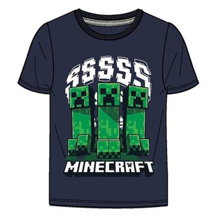 Minecraft gyerek rövid póló, felső 12 év/152 cm