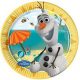 Disney Frozen Olaf Summer, Jégvarázs Papírtányér 8 db-os 19,5 cm