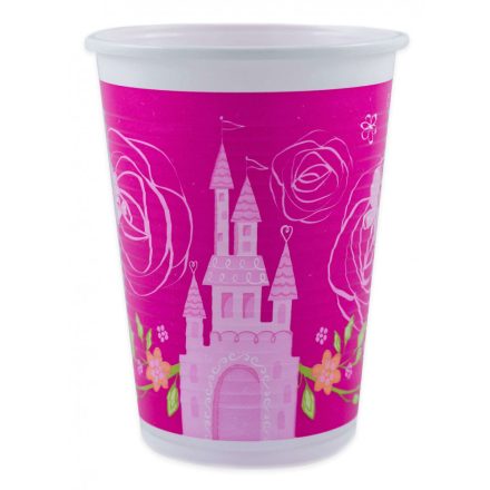 Disney Princess Summer Palace, Hercegnők műanyag pohár 8 db-os 200 ml