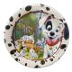 Disney 101 Dalmatians, Kiskutya Papírtányér 8 db-os 23 cm