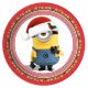 Minions, Minyonok XMAS Papírtányér 8 db-os 23 cm