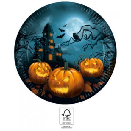 Halloween Sensations papírtányér 8 db-os 23 cm FSC