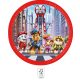 Paw Patrol The Movie, Mancs Őrjárat papírtányér 8 db-os 23 cm FSC