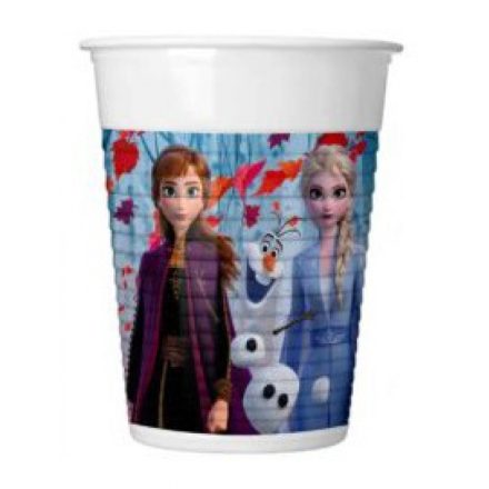 Disney Frozen II, Jégvarázs műanyag pohár 8 db-os 200 ml