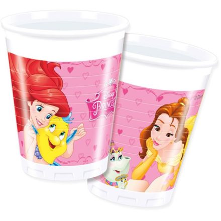 Disney Princess Dreaming, Hercegnők műanyag pohár 8 db-os 200 ml