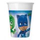 PJ Masks, Pizsihősök műanyag pohár 8 db-os 200 ml