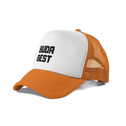 Budabest Trucker sapka 107, Neon Narancssárga