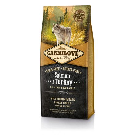 -Carnilove Dog Adult Salmon&Turkey Large - Lazac és Pulyka 12kg