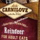 Carnilove Cat Adult Reindeer Energy & Outdoor- Rénszarvas Hússal 6kg