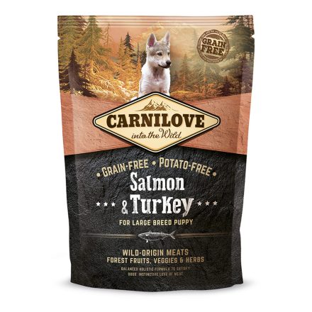 -Carnilove Puppy Salmon&Turkey Large - Lazac&Pulyka 1,5kg