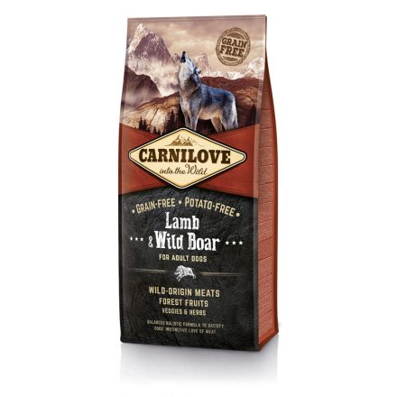 -Carnilove Dog Adult Lamb&Wild boar - Bárány&Vaddisznó 12kg