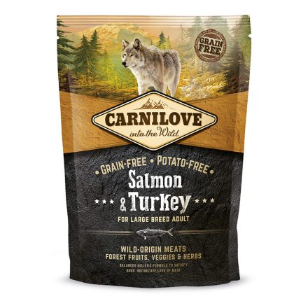 -Carnilove Dog Adult Salmon&Turkey Large - Lazac&Pulyka 1,5kg