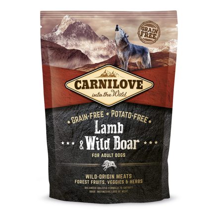 -Carnilove Dog Adult Lamb&Wild boar - Bárány&Vaddisznó 1,5kg