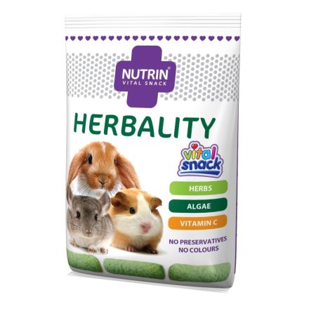 -Nutrin Vital Snack- Herbality, Nyúl,T.Malac,Csincs.,100g