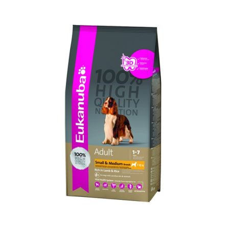 -Eukanuba Adult  Small&Medium Lamb&Rice 2,5kg