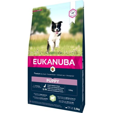 -Eukanuba Puppy Small&Medium Lamb&Rice 2,5kg