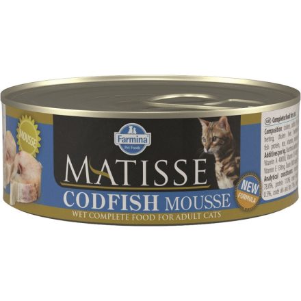 -Matisse konzerv Mousse Tőkehal 85g