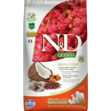 N&D Dog Quinoa Skin&coat hering 2,5kg